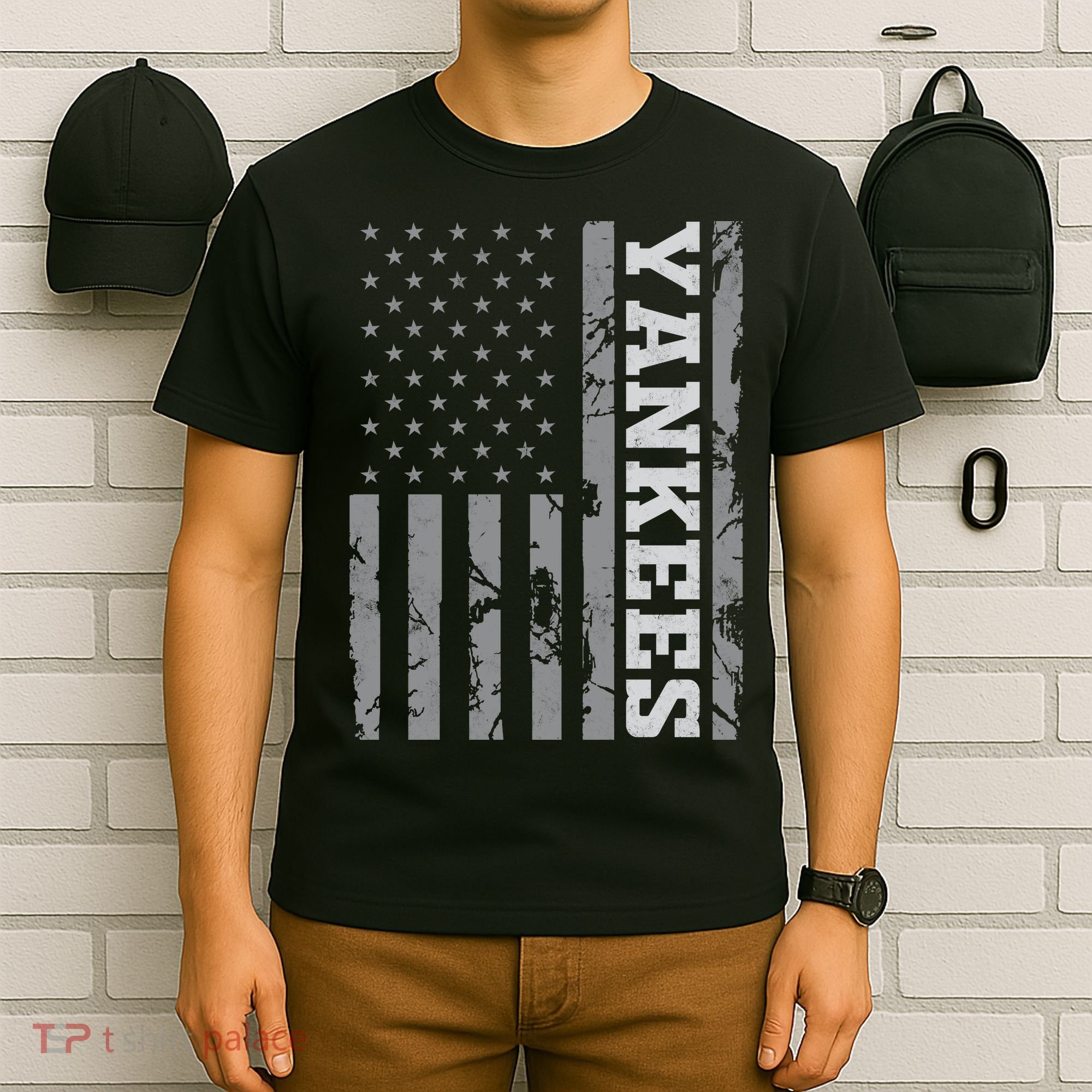 Yankee American Flag T-Shirt