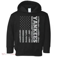 Yankee American Flag Toddler Hoodie thumb 0