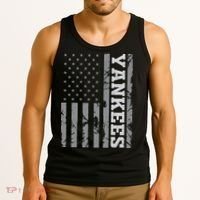 Yankee American Flag Tank Top thumb 3