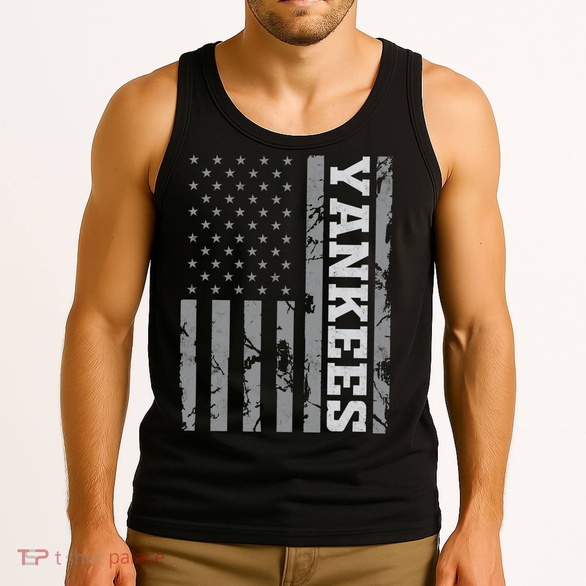 Yankee American Flag Tank Top