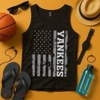 Yankee American Flag Tank Top thumb 4