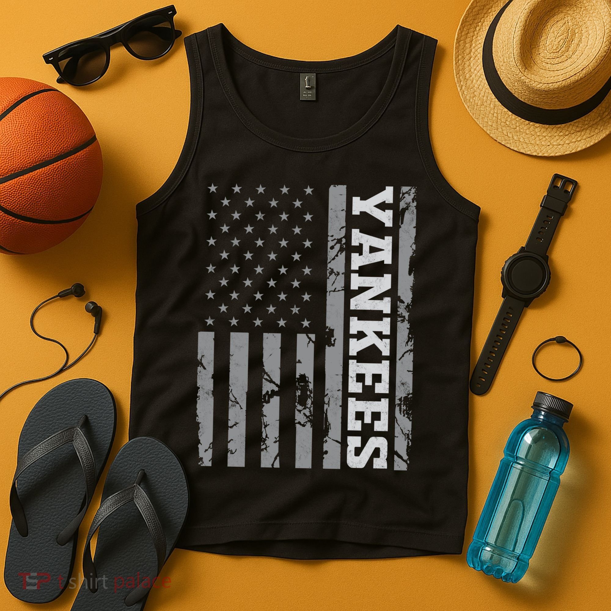 Yankee American Flag Tank Top