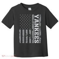 Yankee American Flag Toddler T-Shirt thumb 0