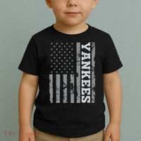 Yankee American Flag Toddler T-Shirt thumb 2