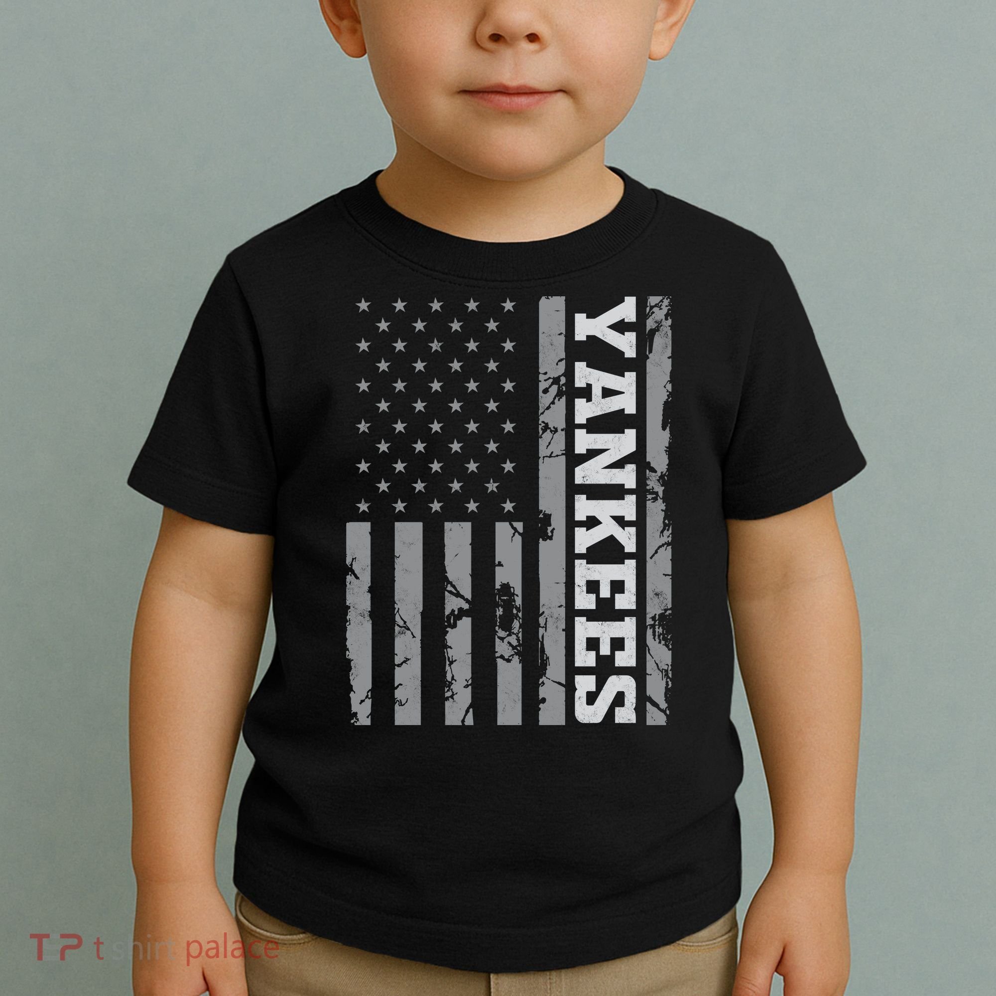 Yankee American Flag Toddler T-Shirt