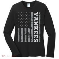 Yankee American Flag Women's Long Sleeve Shirt thumb 0