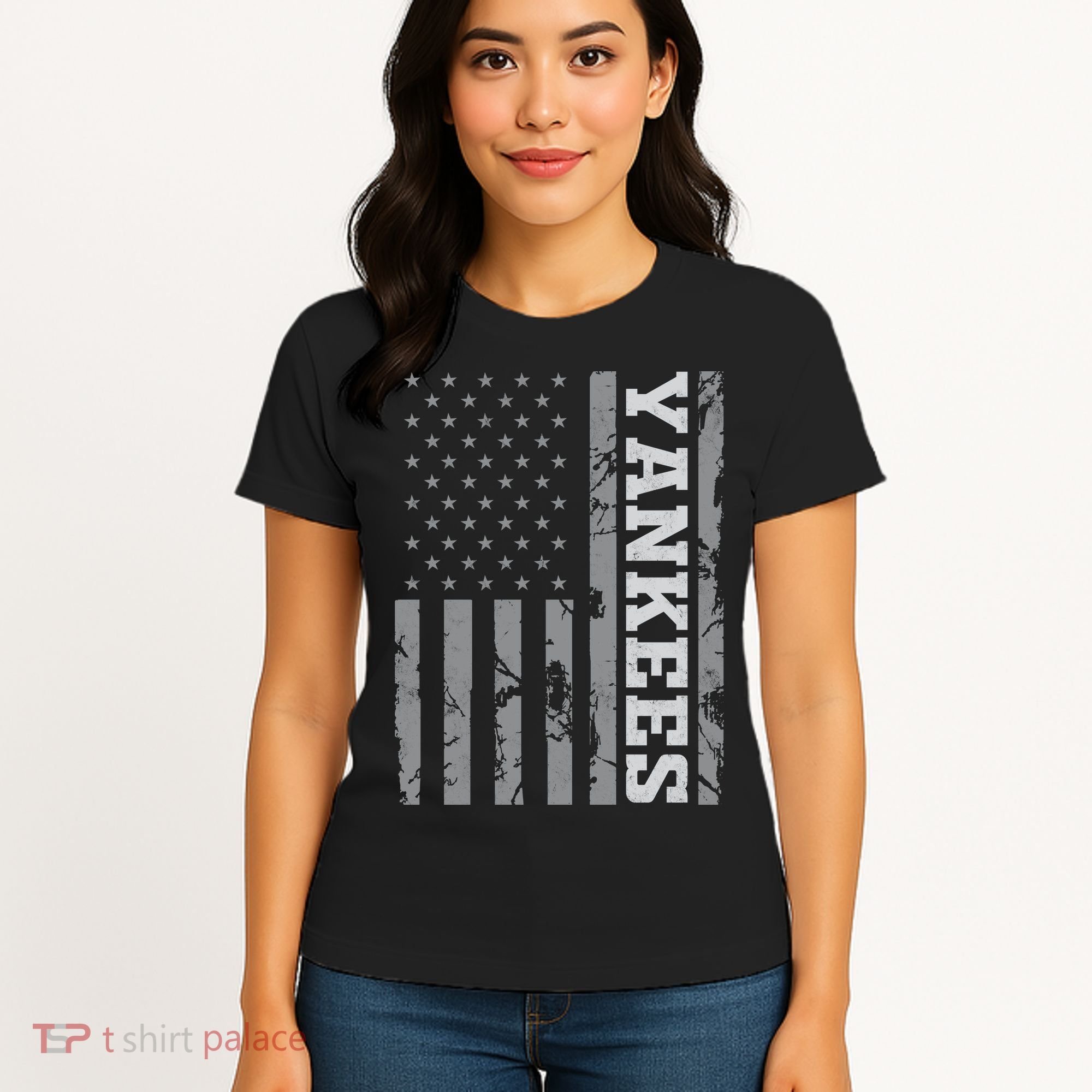 Yankee American Flag Women's T-Shirt