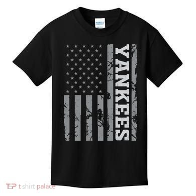 Yankee American Flag Kids T-Shirt
