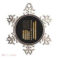 Yellowstone American Flag – Usa National Park Ornament thumb 0