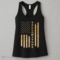 Yellowstone American Flag – Usa National Park Women's Tank Top thumb 3