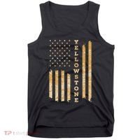 Yellowstone American Flag – Usa National Park Tank Top thumb 0