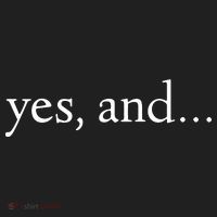 Yes And! Funny Improv Acting & Comedy Gift Tumbler thumb 3