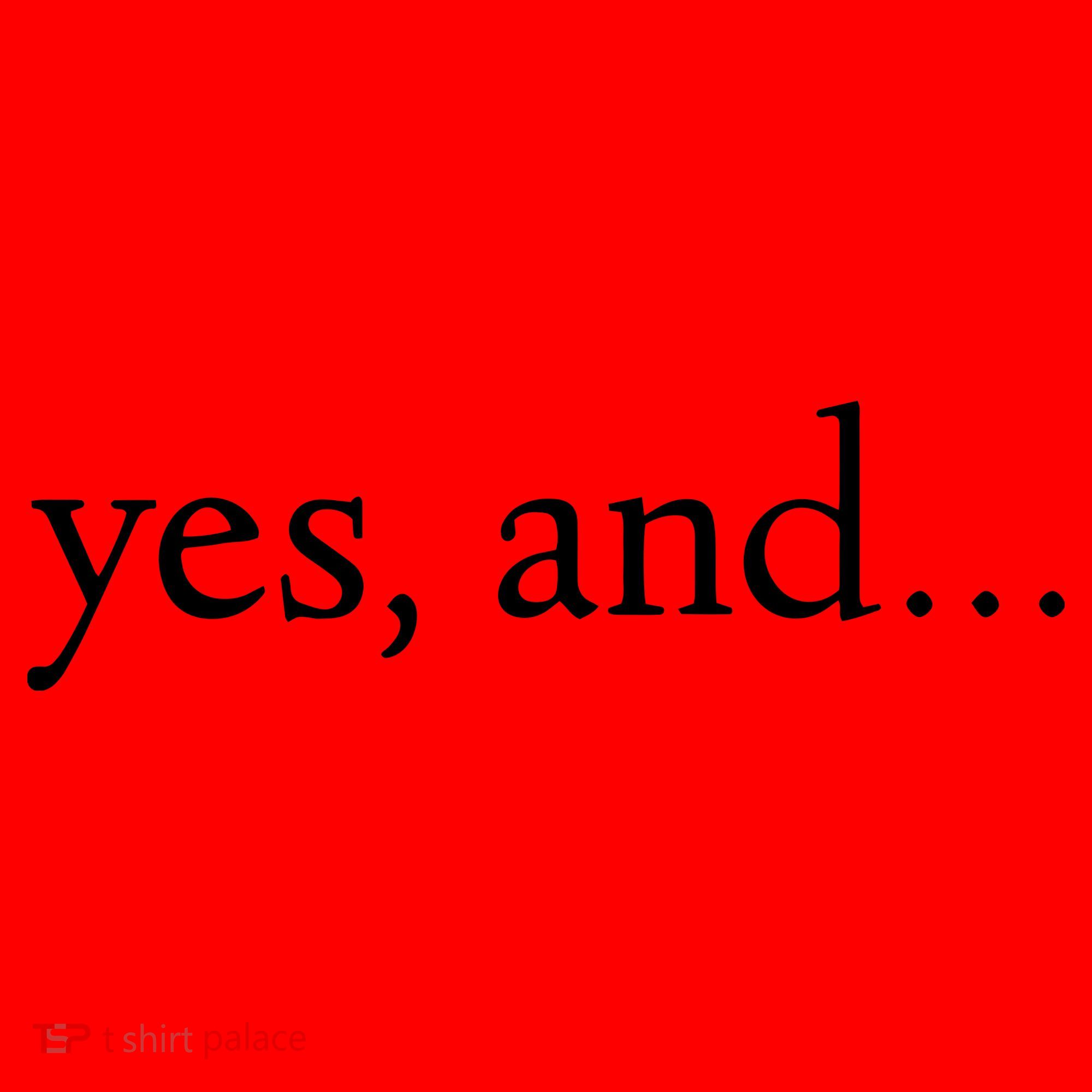 Yes And! Funny Improv Acting & Comedy Gift Santa Hat