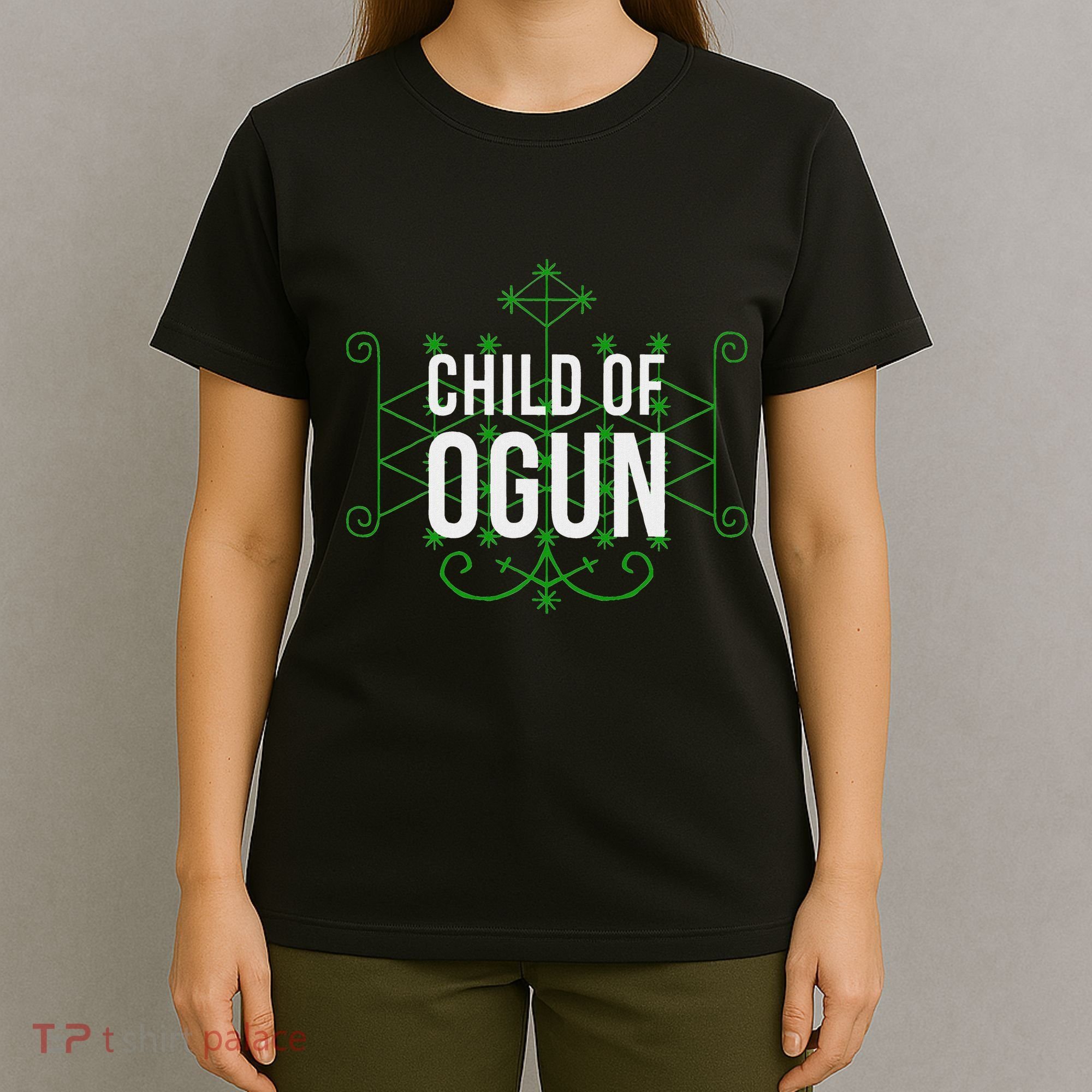 Yoruba African God Hoodoo Veve Orisha Child Of Ogun T-Shirt