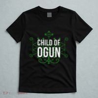 Yoruba African God Hoodoo Veve Orisha Child Of Ogun T-Shirt thumb 5