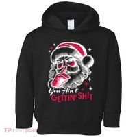 You Aint Gettin Shit Funny Santa Toddler Hoodie thumb 0