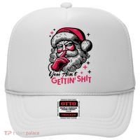 You Aint Gettin Shit Funny Santa Hat thumb 0