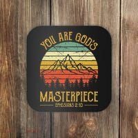 You Are Gods Masterpiece Kids Christian Coaster thumb 0
