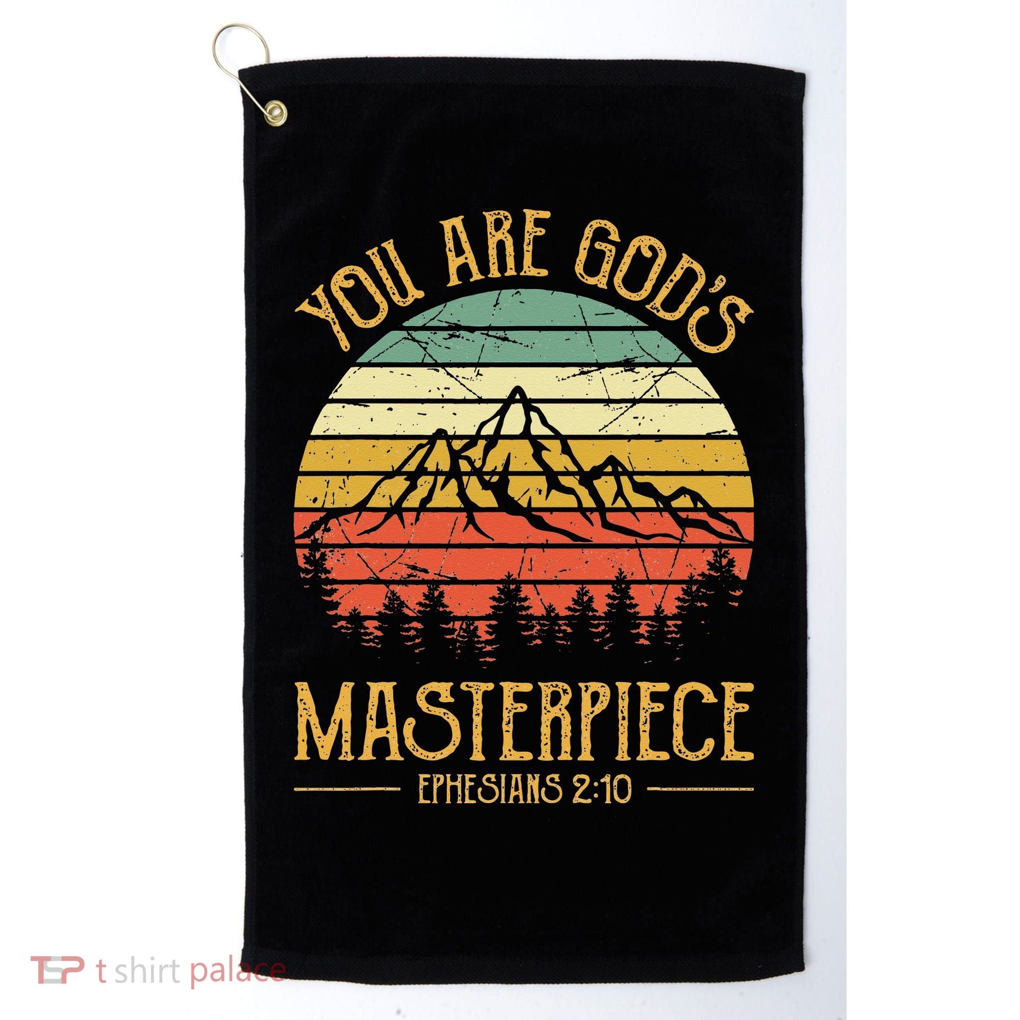 You Are Gods Masterpiece Kids Christian Golf Towel