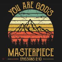 You Are Gods Masterpiece Kids Christian Women's Perfect Tri Rocker Tank thumb 4