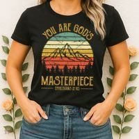 You Are Gods Masterpiece Kids Christian Women's T-Shirt thumb 2