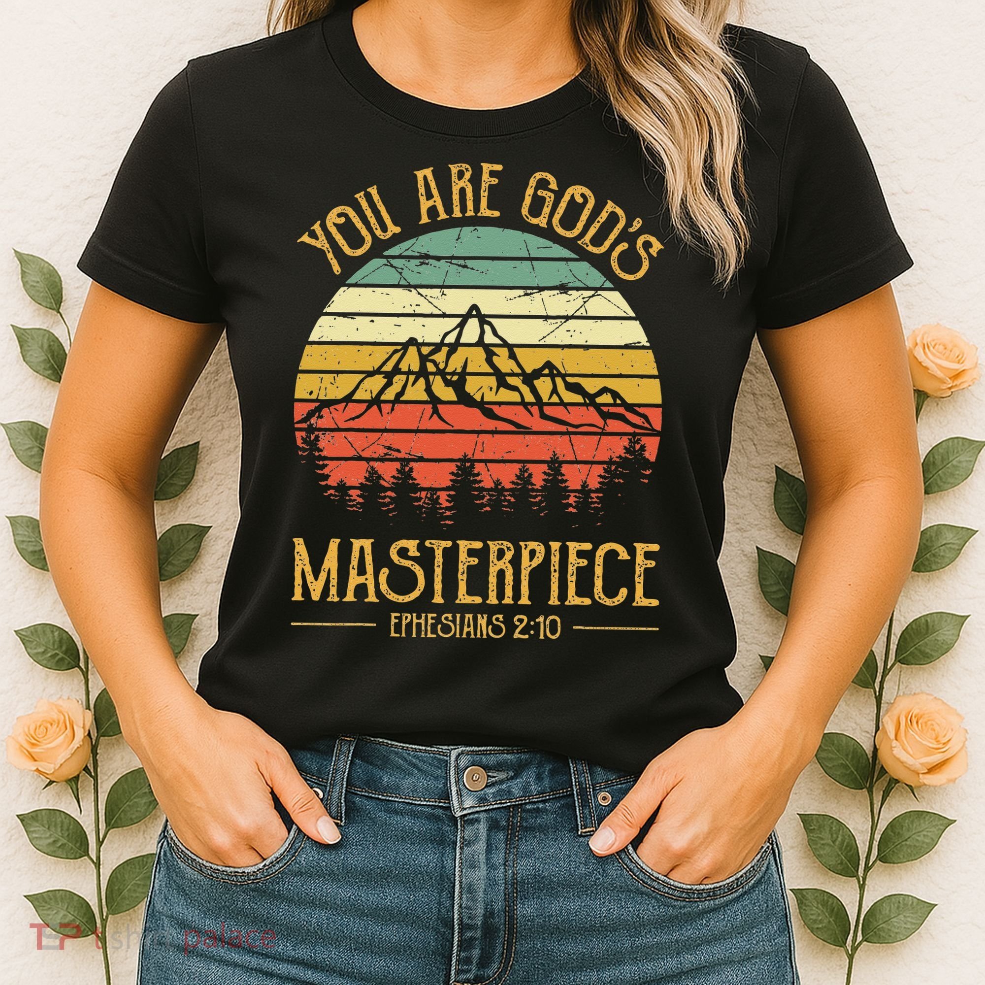 You Are Gods Masterpiece Kids Christian Women's T-Shirt
