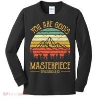 You Are Gods Masterpiece Kids Christian Kids Long Sleeve Shirt thumb 0