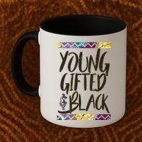 Young Gifted & Black African Pride Coffee Mug thumb 2