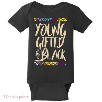 Young Gifted & Black African Pride Baby Bodysuit