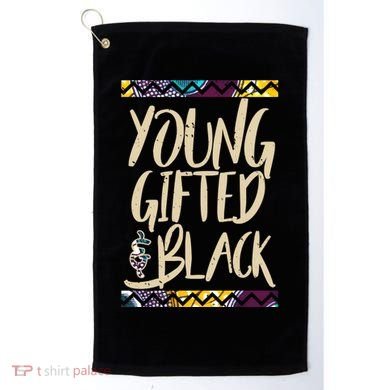 Young Gifted & Black African Pride Golf Towel