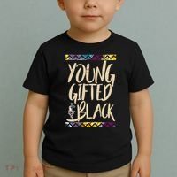 Young Gifted & Black African Pride Toddler T-Shirt thumb 2