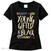 Young Gifted & Black African Pride Women's T-Shirt thumb 0