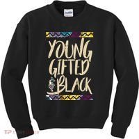 Young Gifted & Black African Pride Kids Sweatshirt thumb 0
