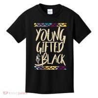 Young Gifted & Black African Pride Kids T-Shirt thumb 0