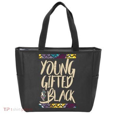 Young Gifted & Black African Pride Tote Bag