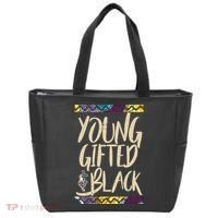 Young Gifted & Black African Pride Tote Bag thumb 0