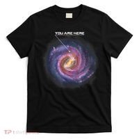 You Are Here Astronomy Milky Way Solar System Galaxy Space T-Shirt thumb 0