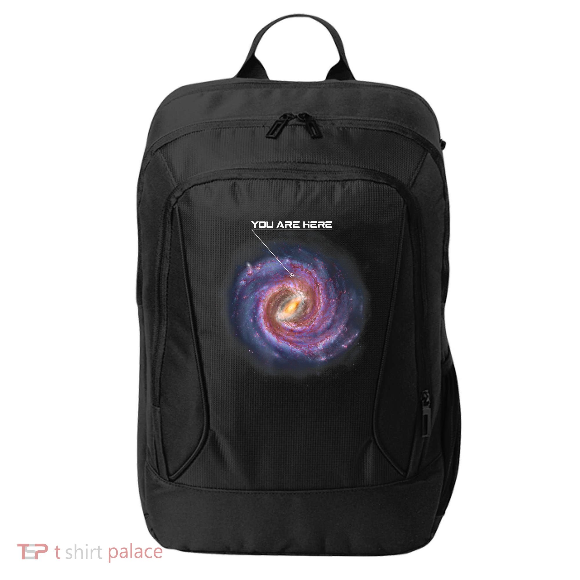 You Are Here Astronomy Milky Way Solar System Galaxy Space City Backpack