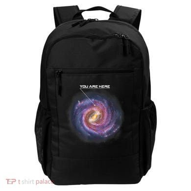 You Are Here Astronomy Milky Way Solar System Galaxy Space Backpack