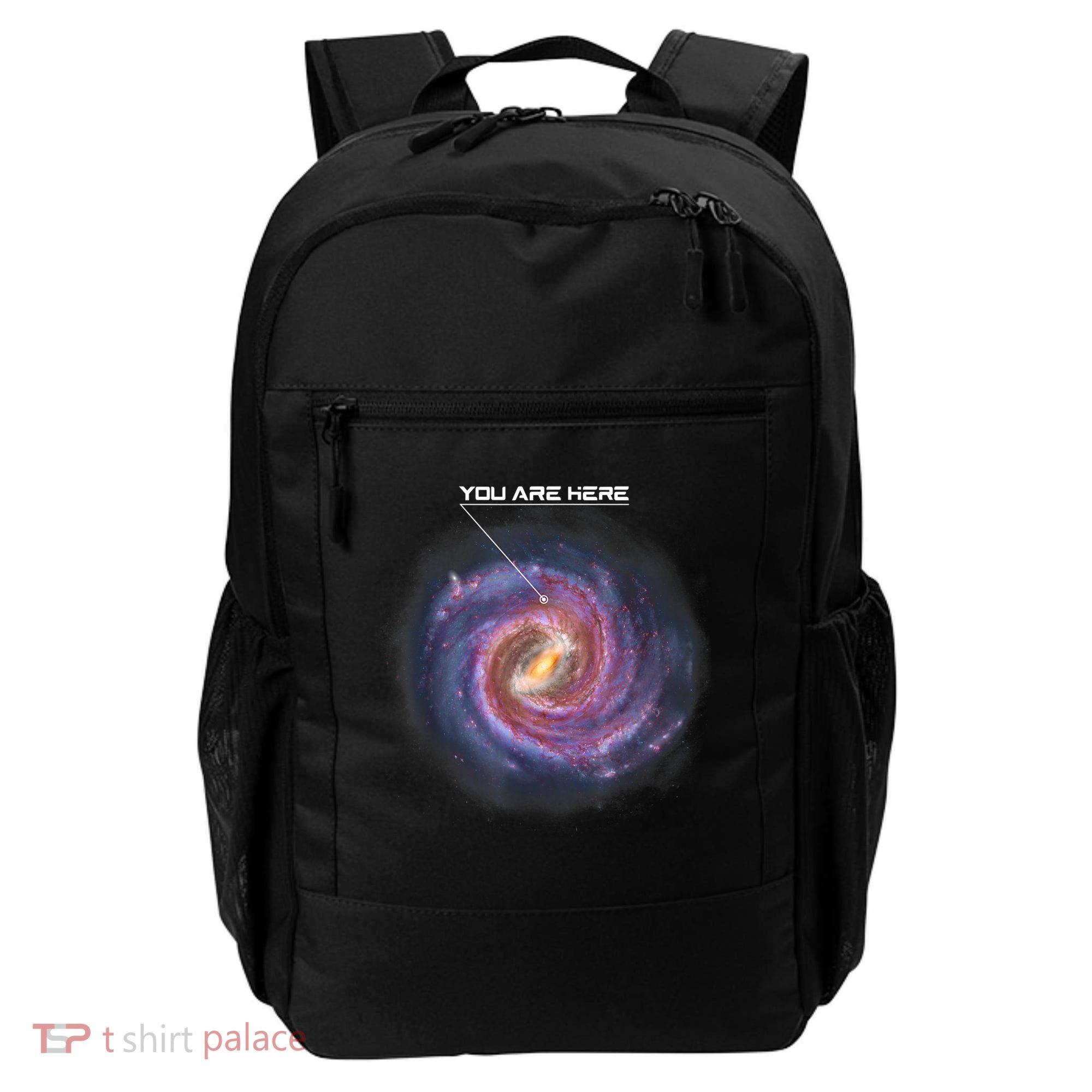 You Are Here Astronomy Milky Way Solar System Galaxy Space Backpack