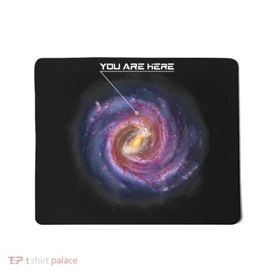 You Are Here Astronomy Milky Way Solar System Galaxy Space Mousepad