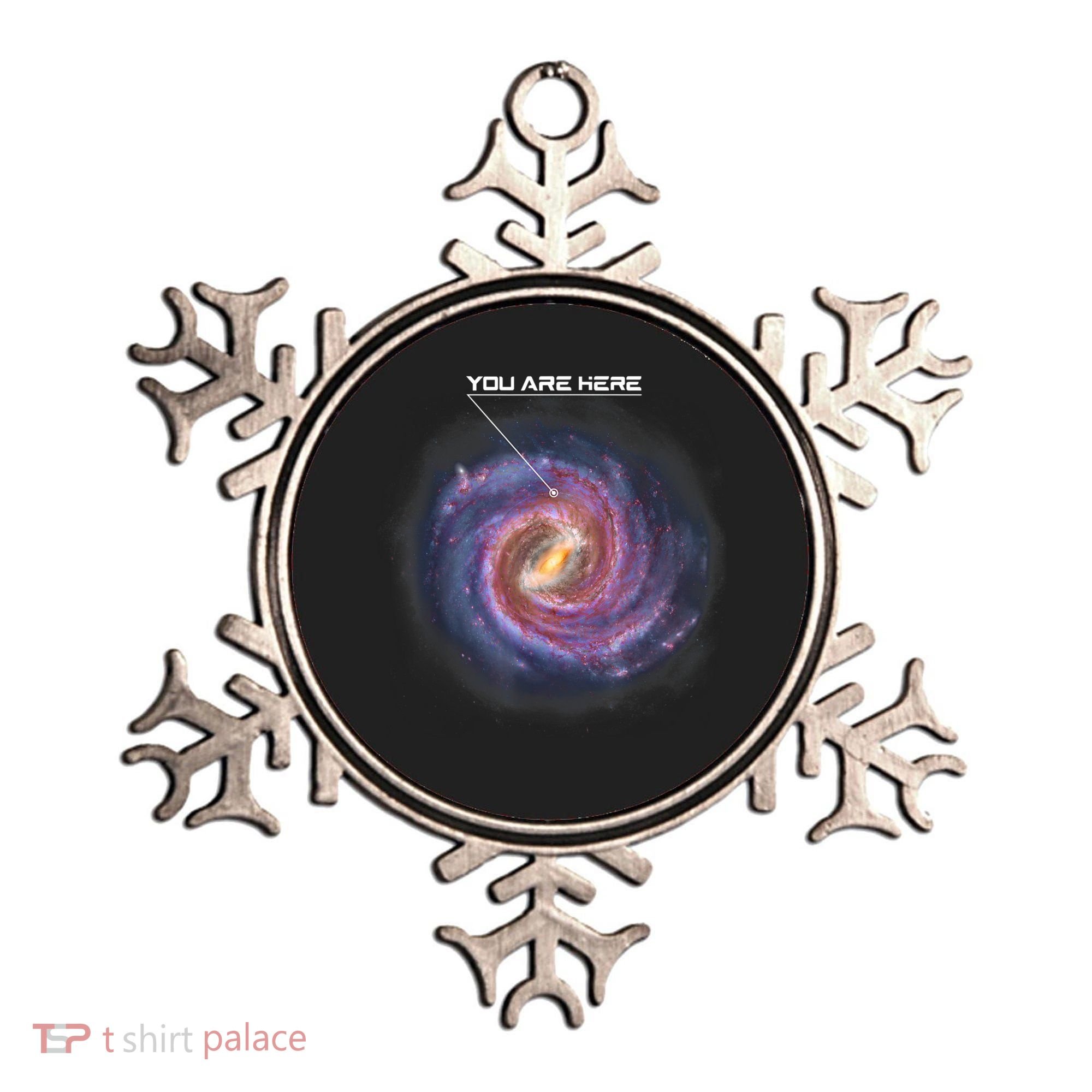 You Are Here Astronomy Milky Way Solar System Galaxy Space Ornament