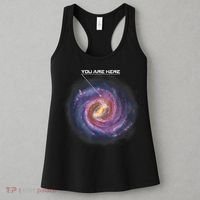 You Are Here Astronomy Milky Way Solar System Galaxy Space Women's Tank Top thumb 3