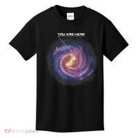 You Are Here Astronomy Milky Way Solar System Galaxy Space Kids T-Shirt thumb 0