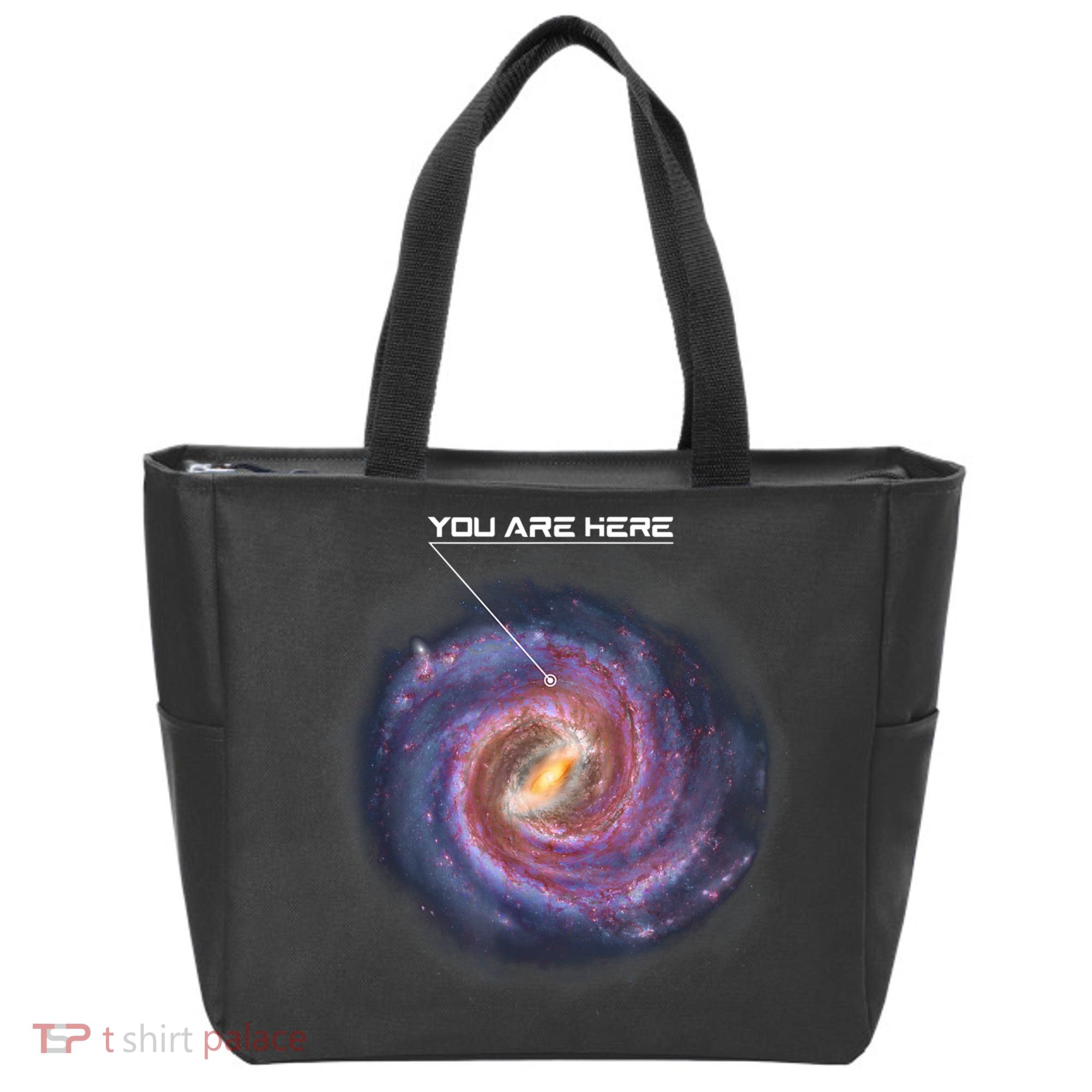 You Are Here Astronomy Milky Way Solar System Galaxy Space Tote Bag
