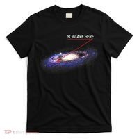 YOU ARE HERE Milky Way Galaxy Funny Outerspace Astronomy T-Shirt thumb 0