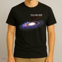 YOU ARE HERE Milky Way Galaxy Funny Outerspace Astronomy T-Shirt thumb 3