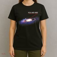 YOU ARE HERE Milky Way Galaxy Funny Outerspace Astronomy T-Shirt thumb 4