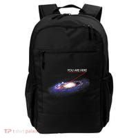 YOU ARE HERE Milky Way Galaxy Funny Outerspace Astronomy Backpack thumb 0