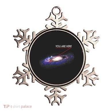 YOU ARE HERE Milky Way Galaxy Funny Outerspace Astronomy Ornament